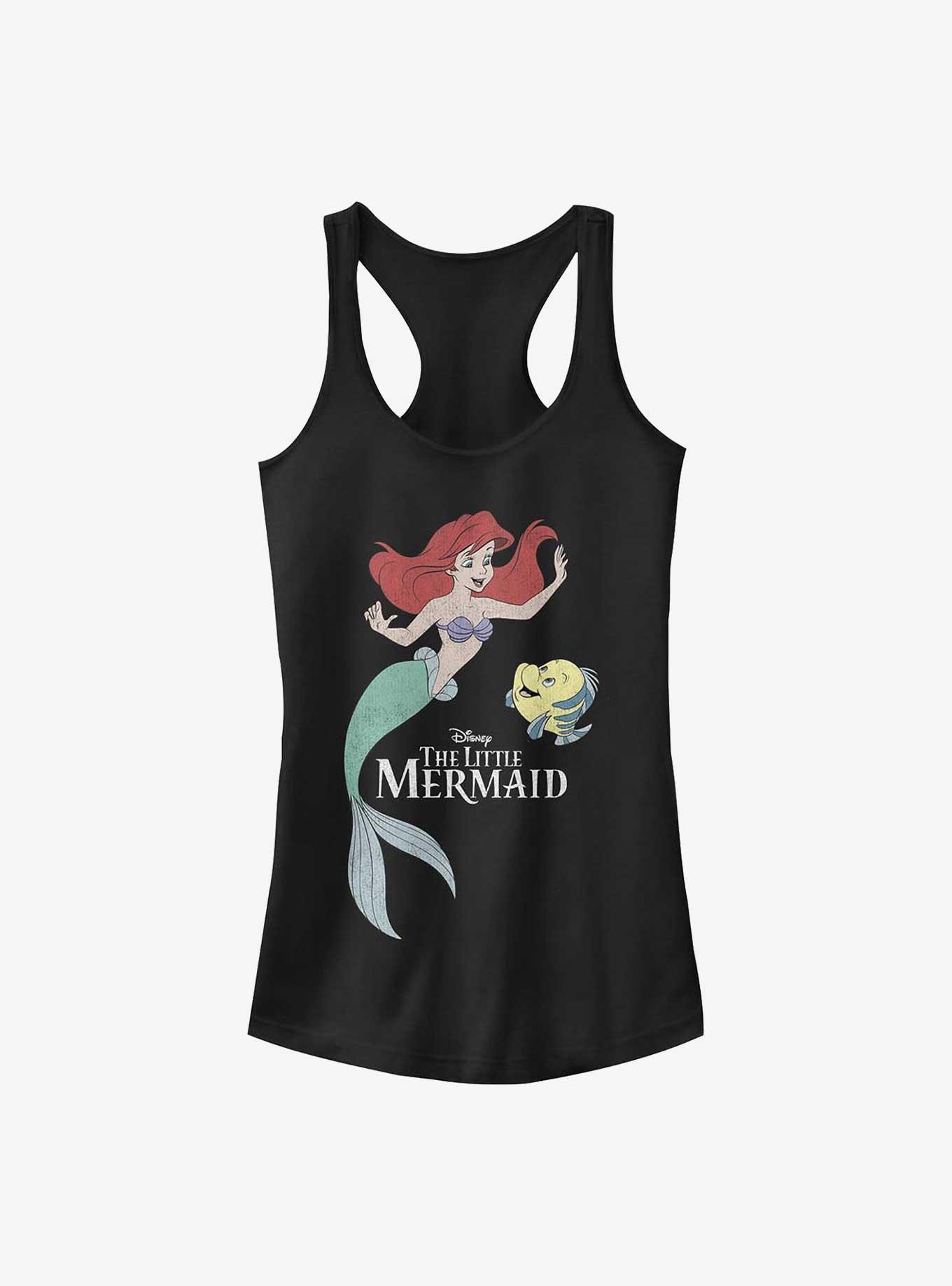 Disney The Little Mermaid Friends Ariel and Flounder Girls Tank, , hi-res