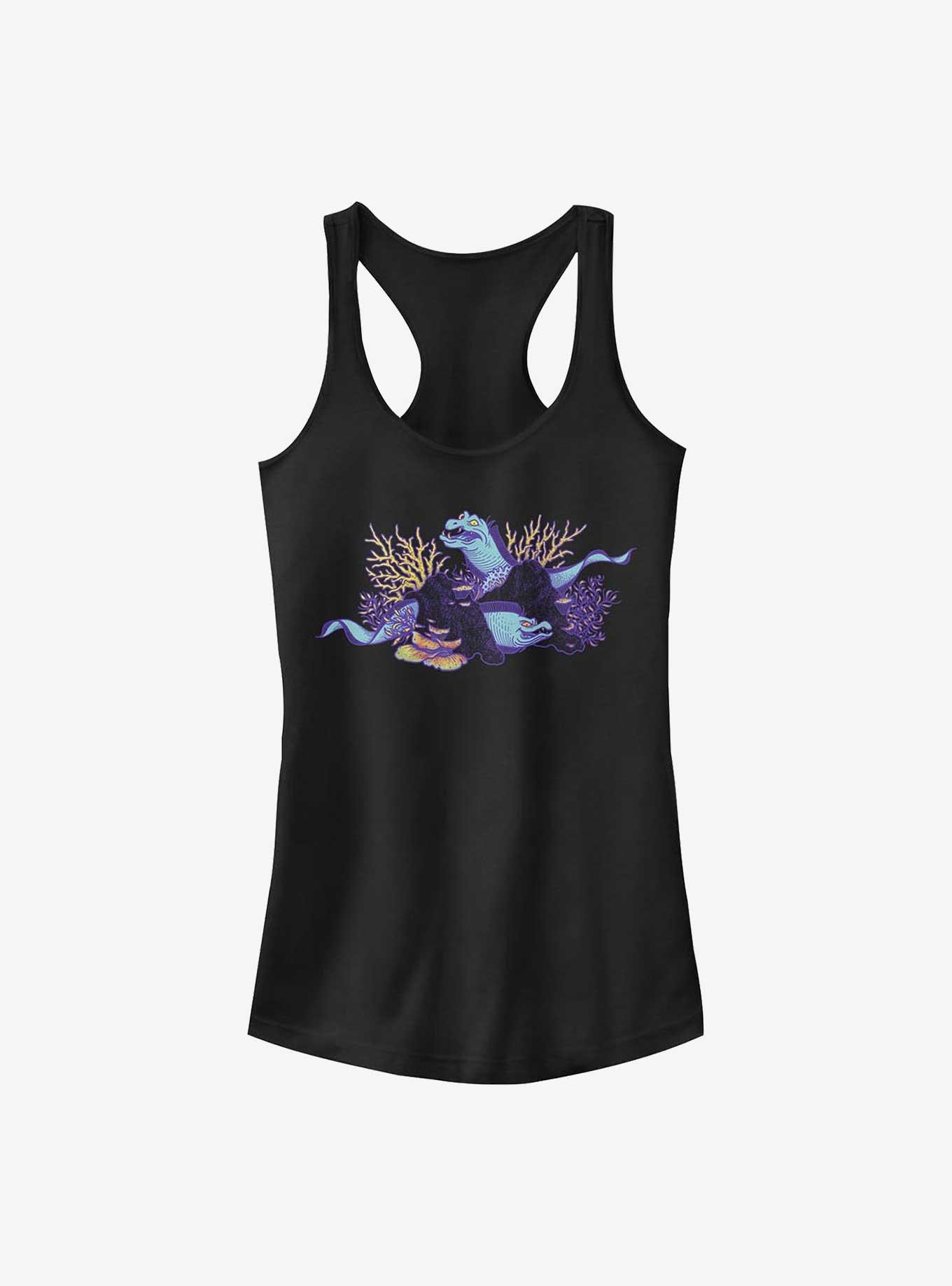 Disney The Little Mermaid Eel Life Girls Tank, BLACK, hi-res