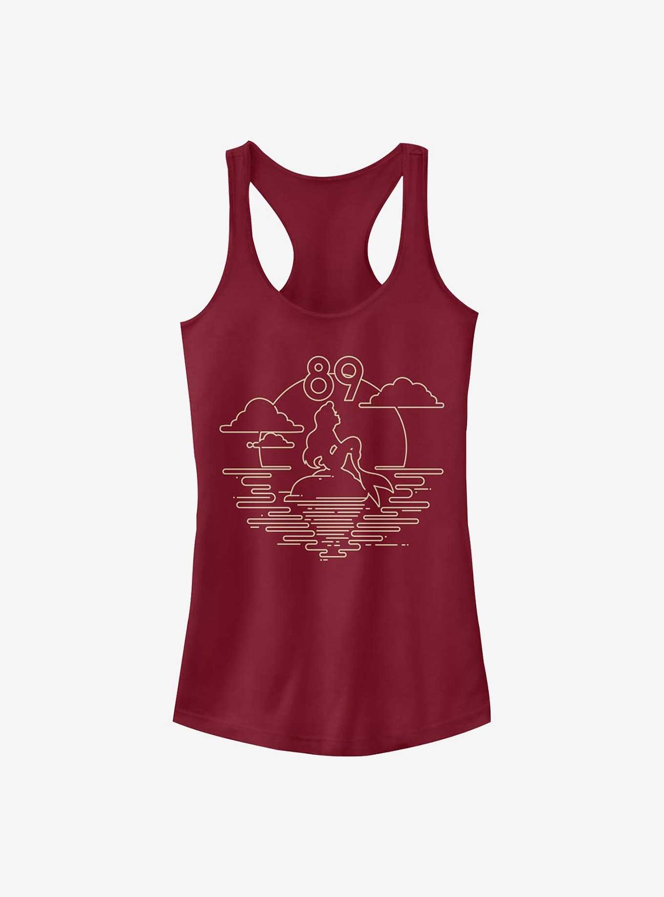 Disney The Little Mermaid Ariel 89 Sunset Girls Tank