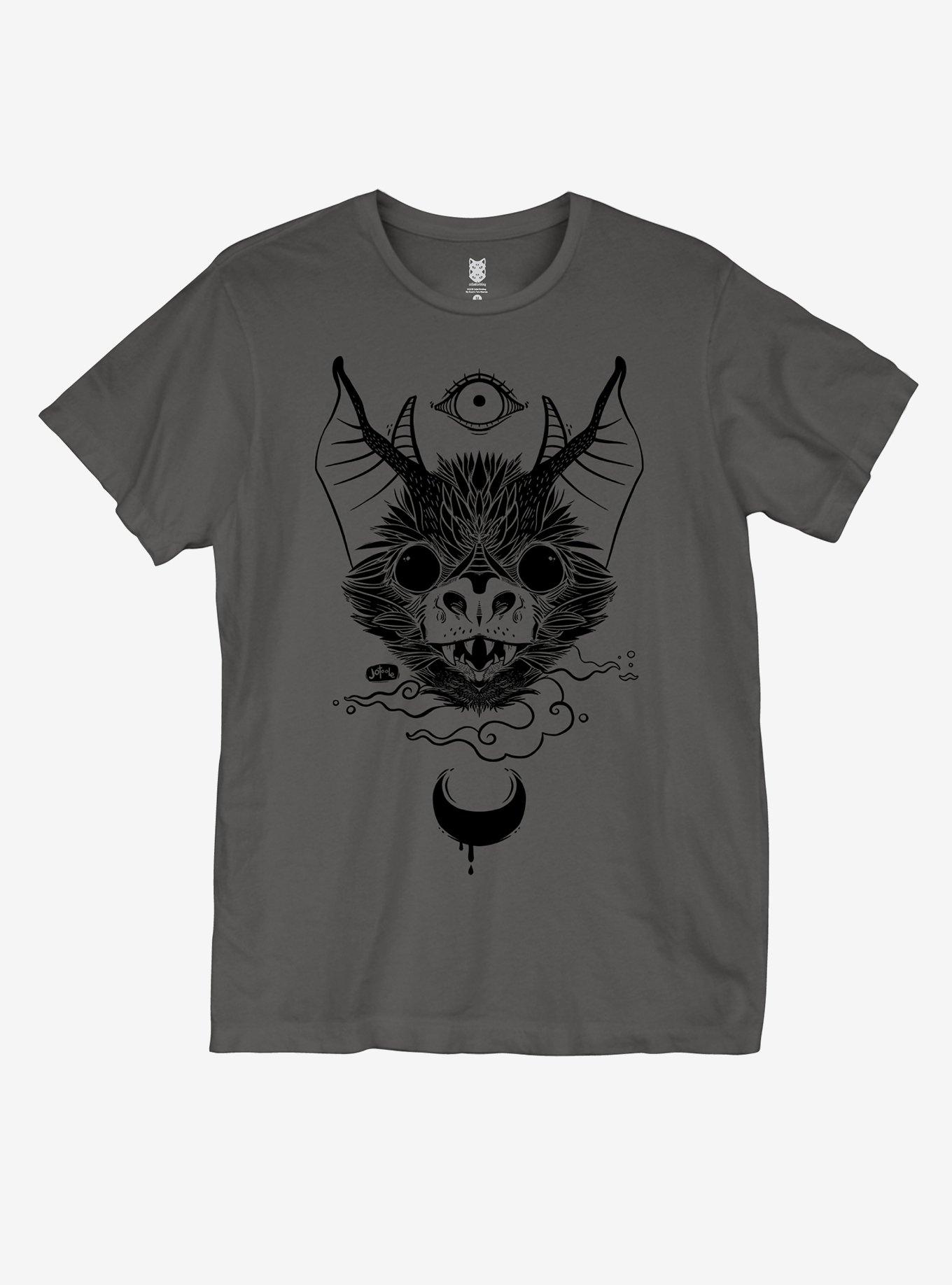 Bat T-Shirt By CellsDividing, GREY, hi-res