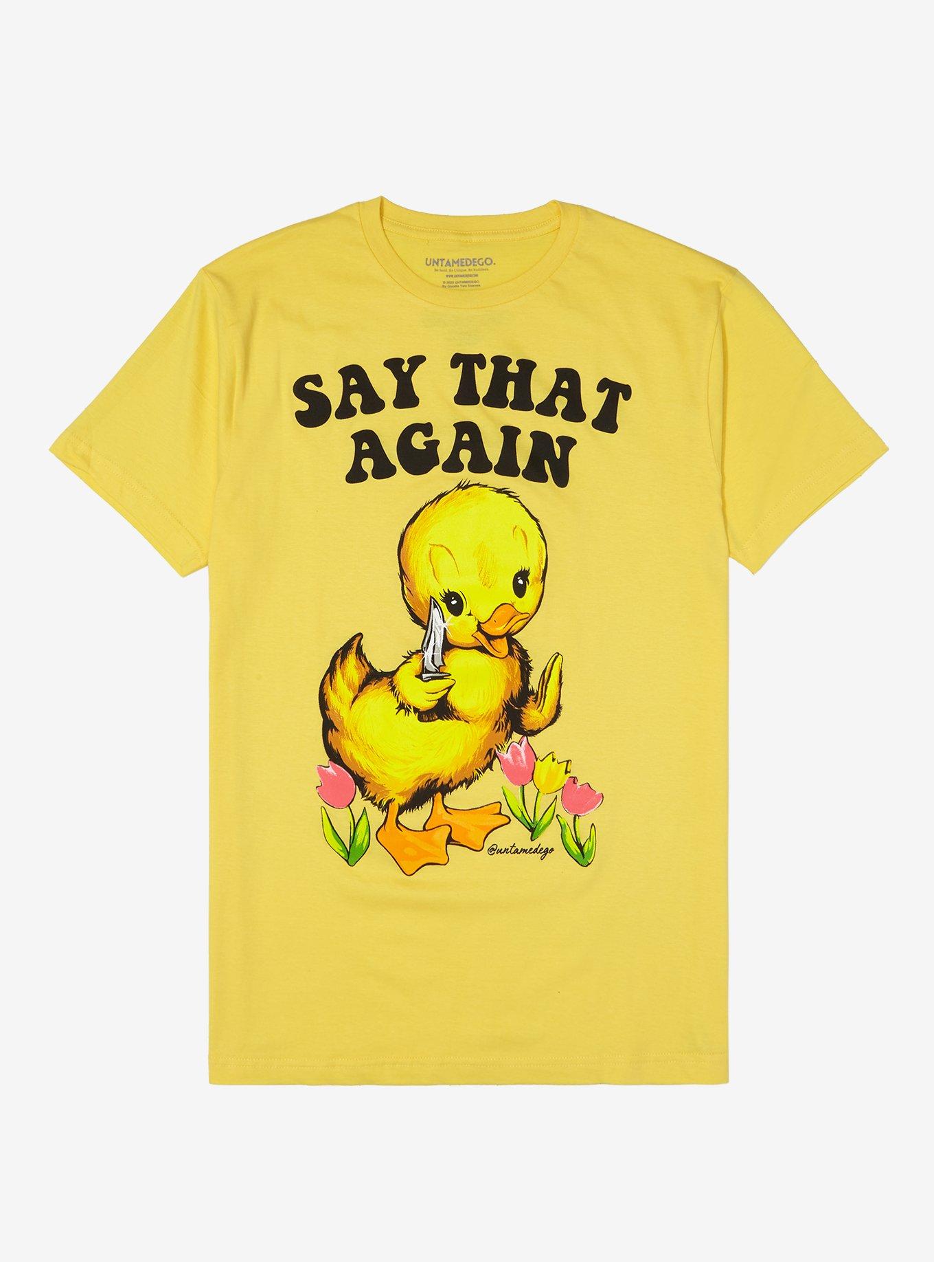 Say That Again Duckling T-Shirt By Untamed Ego, MULTI, hi-res