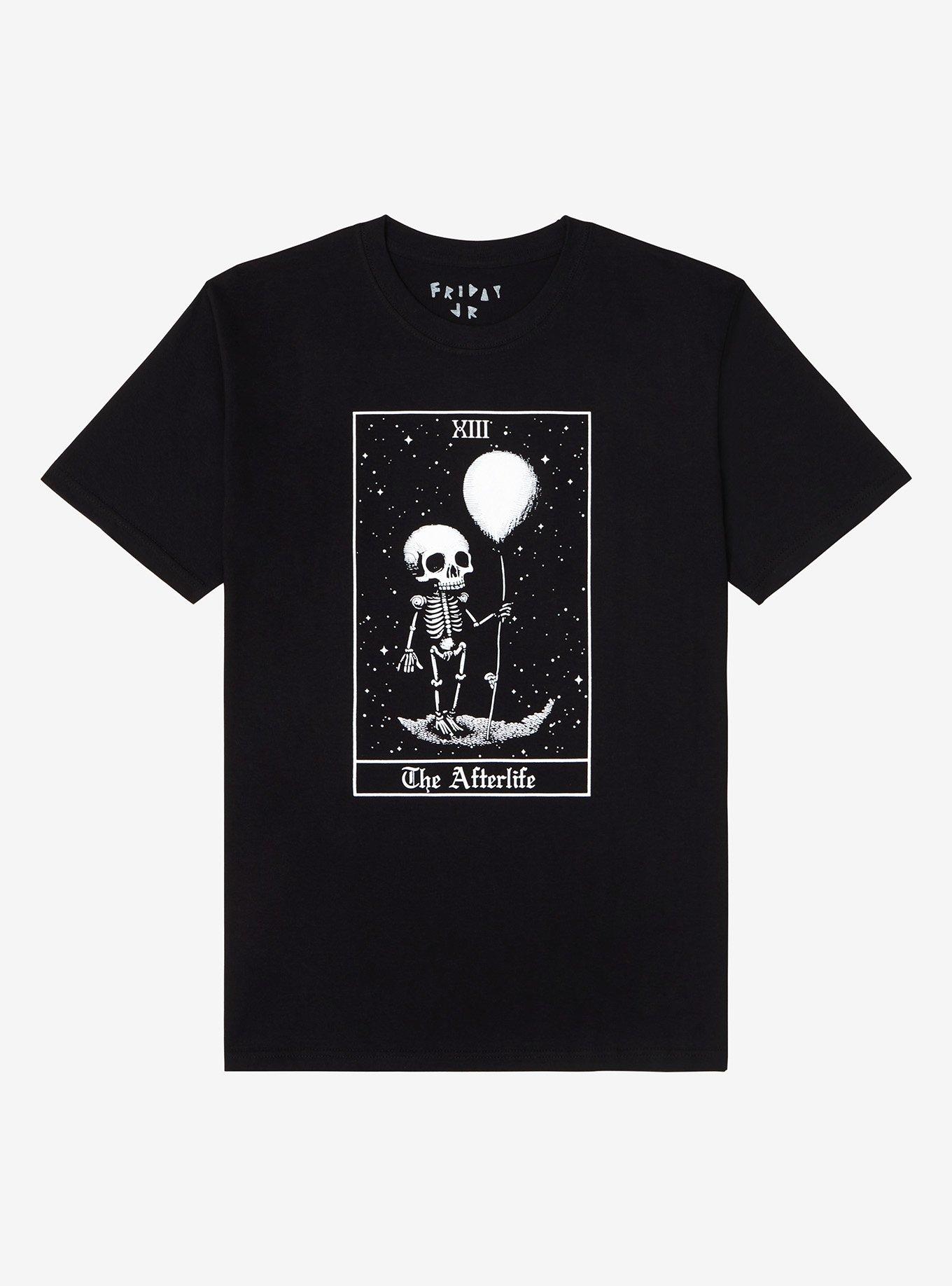 The Afterlife Tarot T-Shirt By Friday Jr, BLACK, hi-res