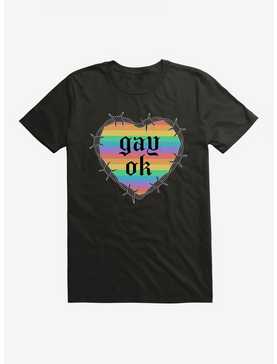 Pride Gay Ok Rainbow Heart T-Shirt, , hi-res