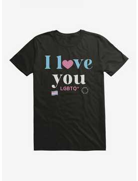 Pride I Love You Transgender Flag T-Shirt, , hi-res