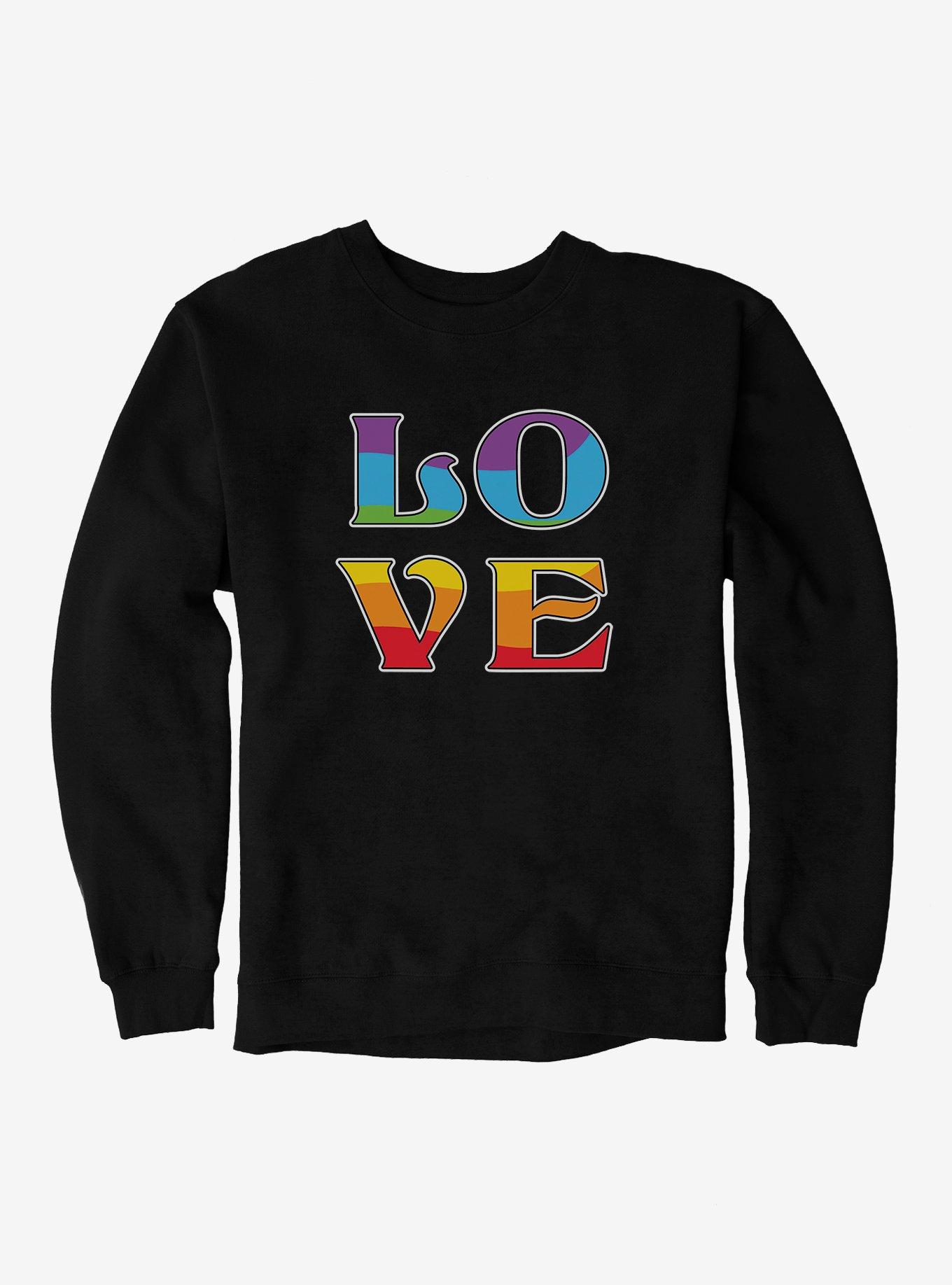 Pride Love Rainbow Sweatshirt, , hi-res