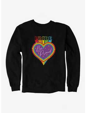 Pride Be Proud Heart Sparkles Sweatshirt, , hi-res