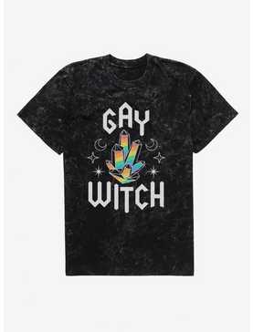 Pride Rainbow Crystals Mineral Wash T-Shirt, , hi-res