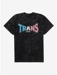 Pride Trans Pride Mineral Wash T-Shirt, BLACK MINERAL WASH, hi-res