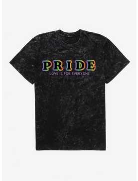 Pride Love Is For Everyone Mineral Wash T-Shirt, , hi-res