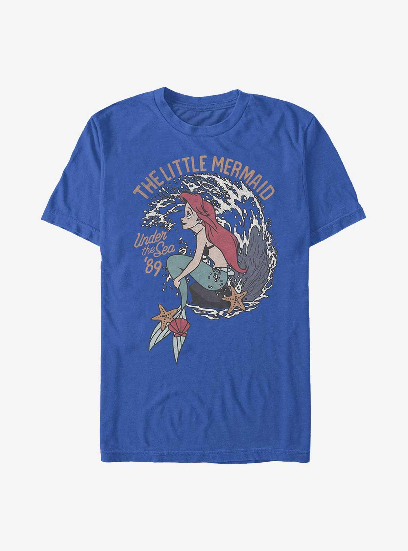 Disney The Little Mermaid Vintage Ariel T-Shirt, ROYAL, hi-res