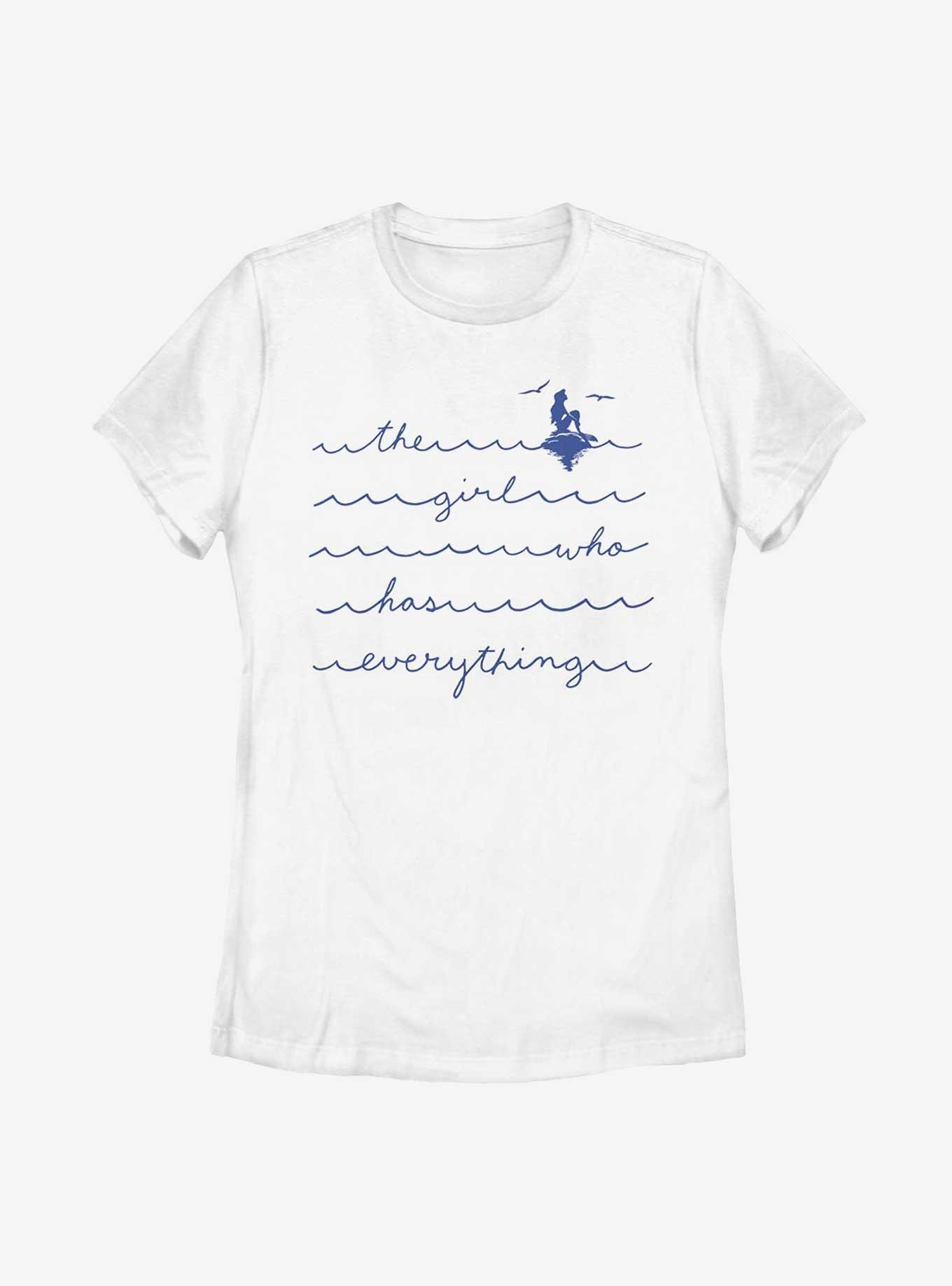 Disney The Little Mermaid Ariel Girl Who Has Everything Womens T-Shirt, , hi-res