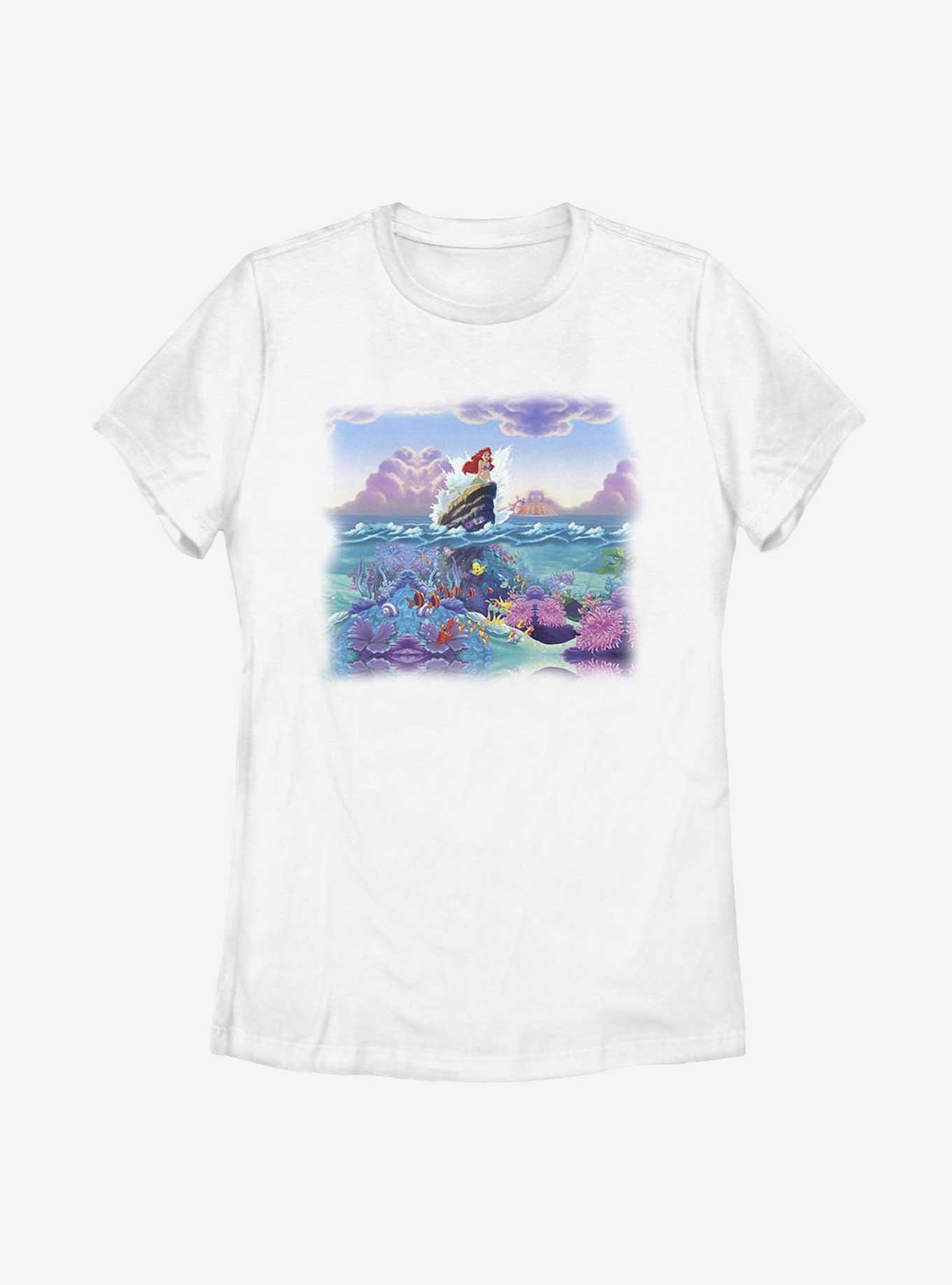 Disney The Little Mermaid Ariel And The Depths Below Womens T-Shirt, , hi-res