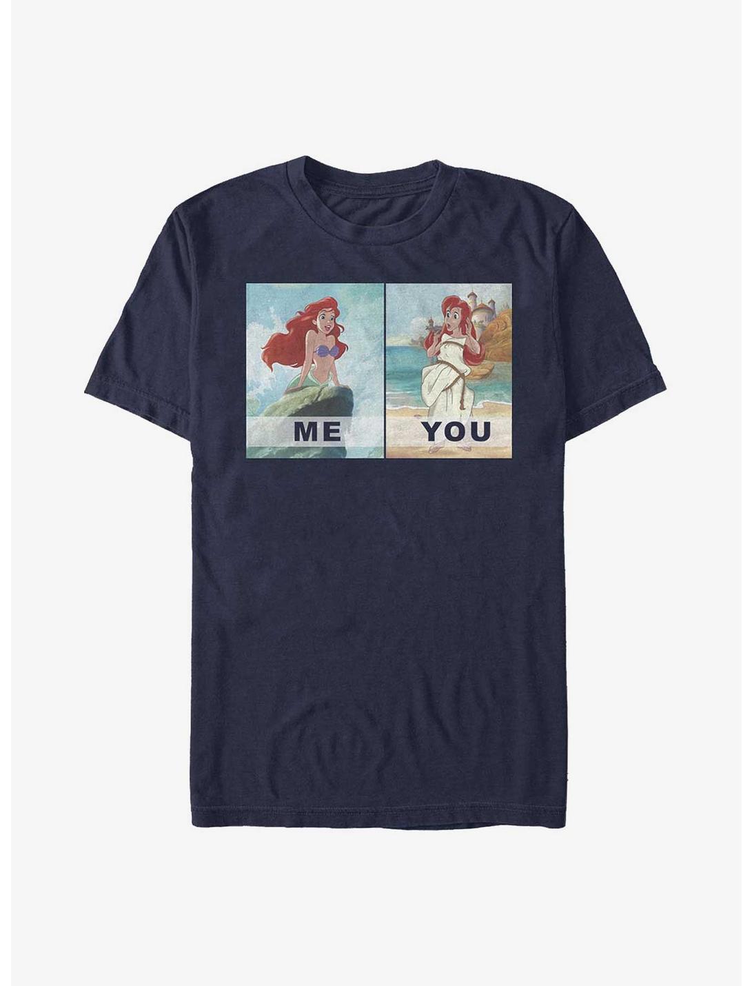 Disney The Little Mermaid Me vs. You T-Shirt, NAVY, hi-res