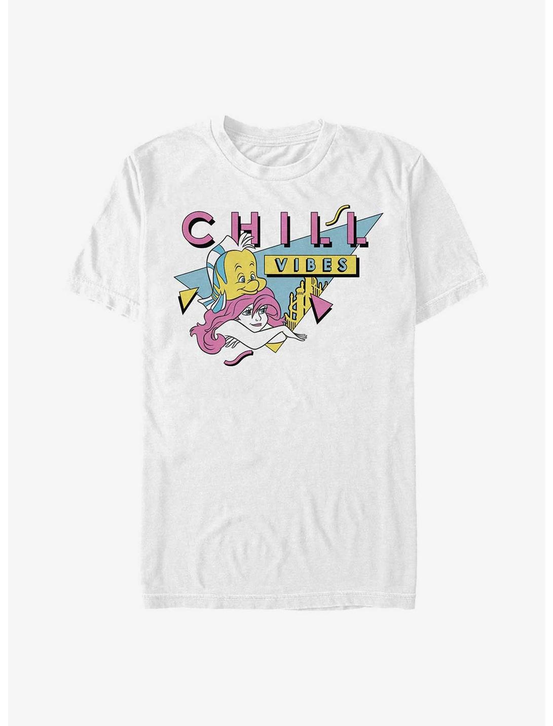 Disney The Little Mermaid 90's Ariel Chill Vibes T-Shirt, WHITE, hi-res