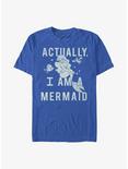 Disney The Little Mermaid Actually A Mermaid T-Shirt, ROYAL, hi-res