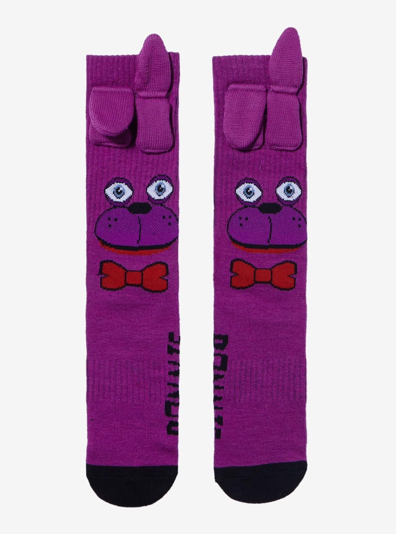 Five Nights At Freddy's Bonnie Crew Socks, , hi-res