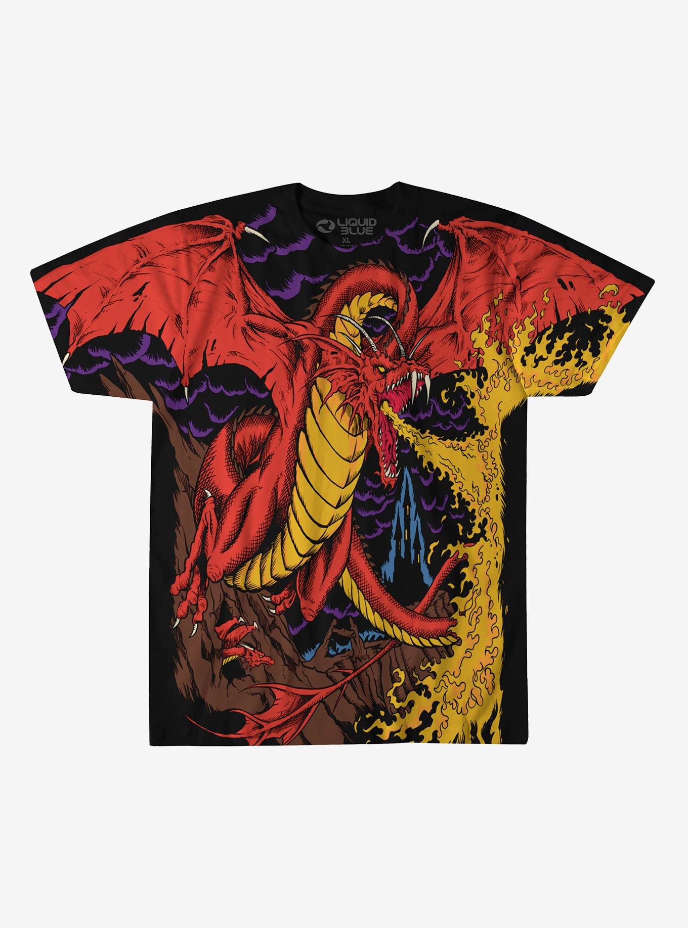 Liquid Blue Dragon Knight T-Shirt, MULTI, hi-res