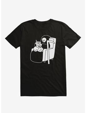 Grim Reaper Cat T-Shirt By Obinsun, , hi-res