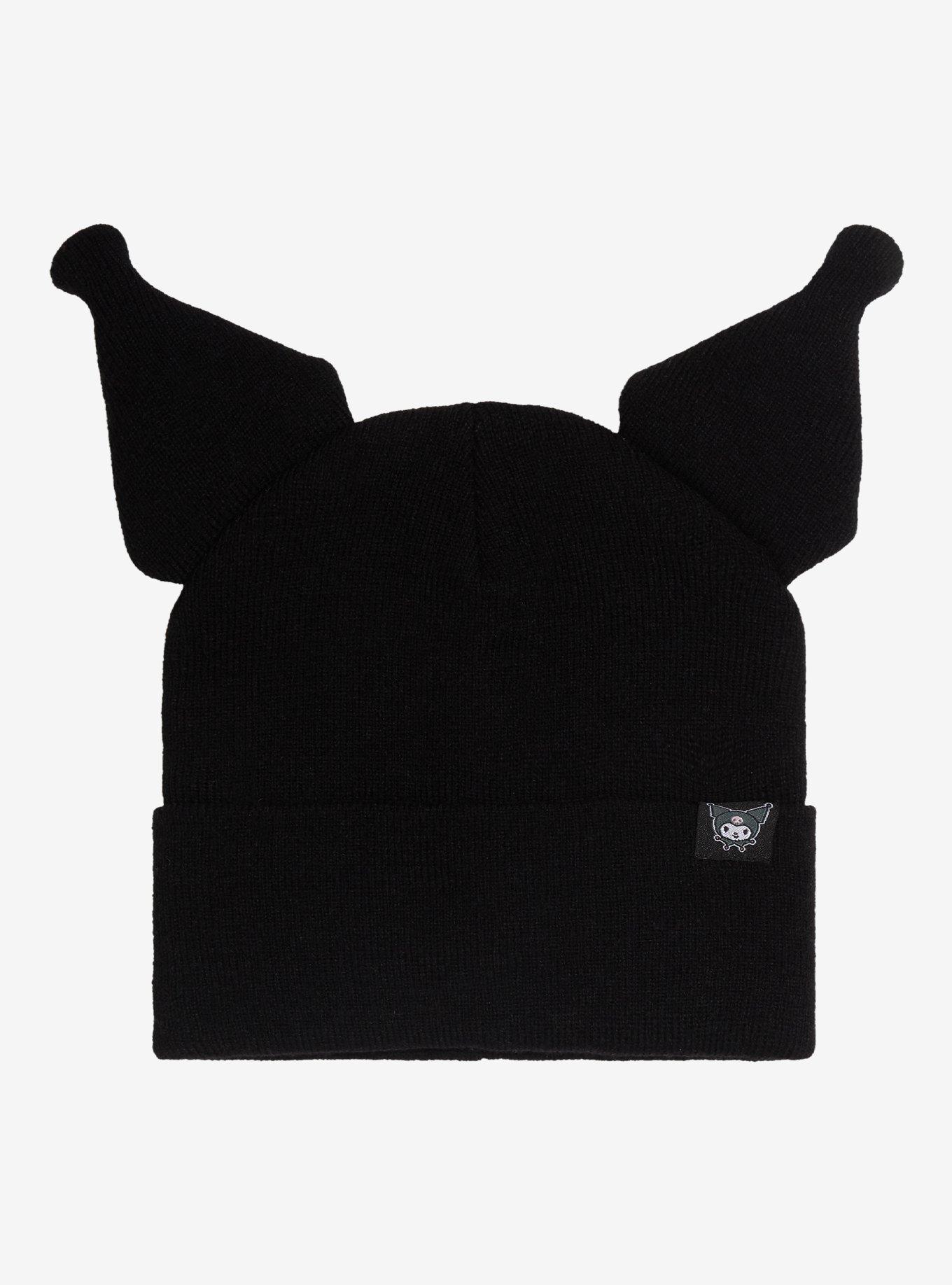 Sanrio Kuromi Figural Cuff Beanie - BoxLunch Exclusive, , hi-res