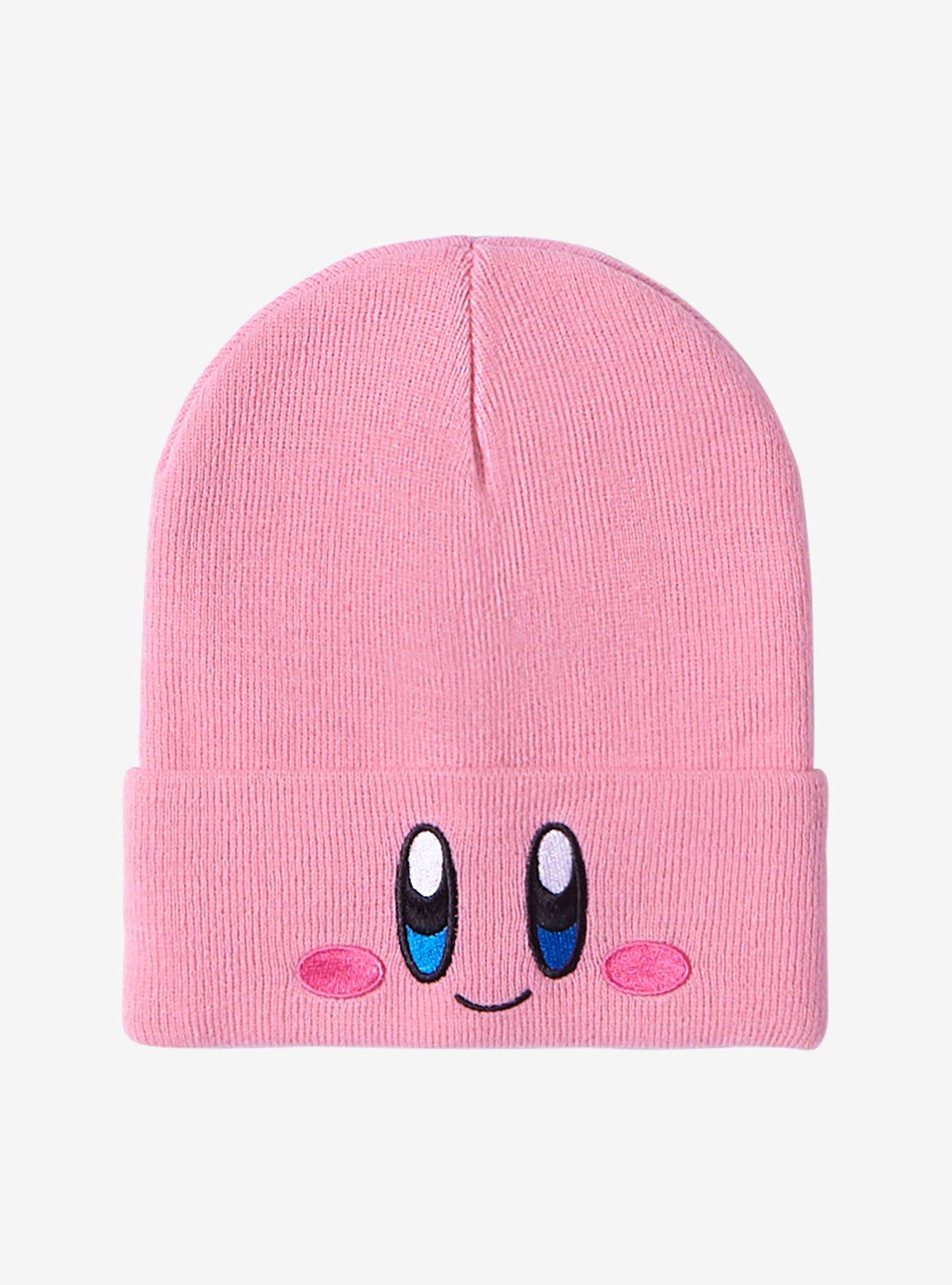 Nintendo Kirby Face Pink Beanie, , hi-res