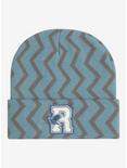 Harry Potter Ravenclaw Zig Zag Patterned Cuff Beanie - BoxLunch Exclusive, , hi-res