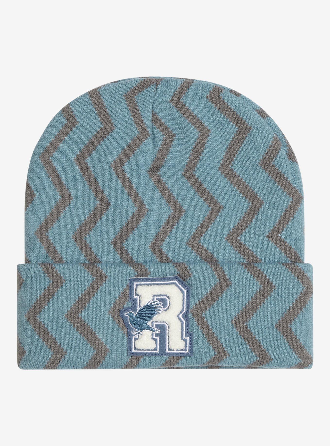 Harry Potter Ravenclaw Zig Zag Patterned Cuff Beanie BoxLunch