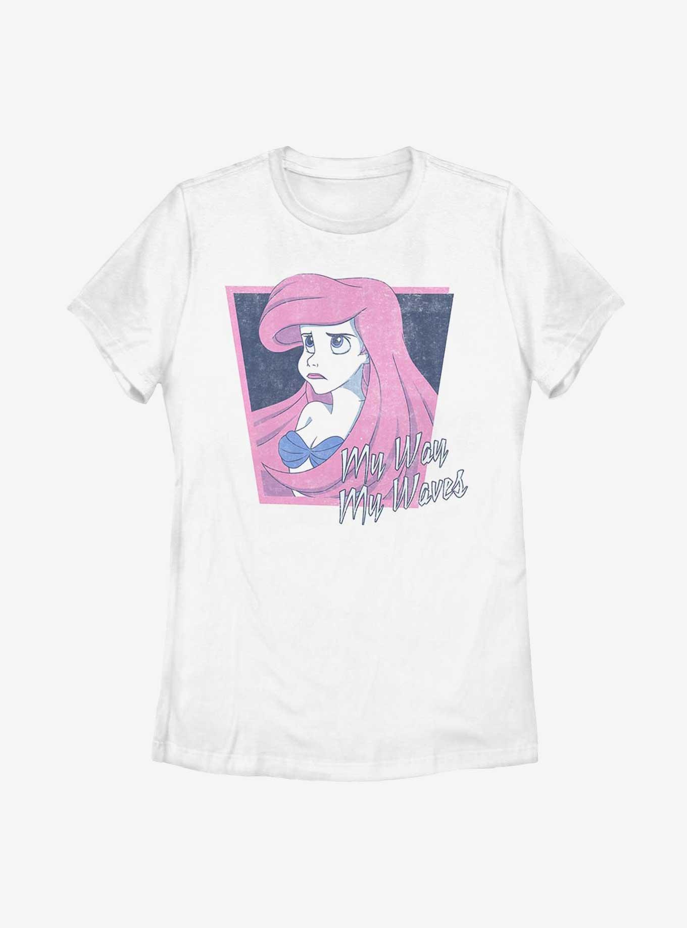 Disney The Little Mermaid Salty As The Sea Womens T-Shirt, WHITE, hi-res