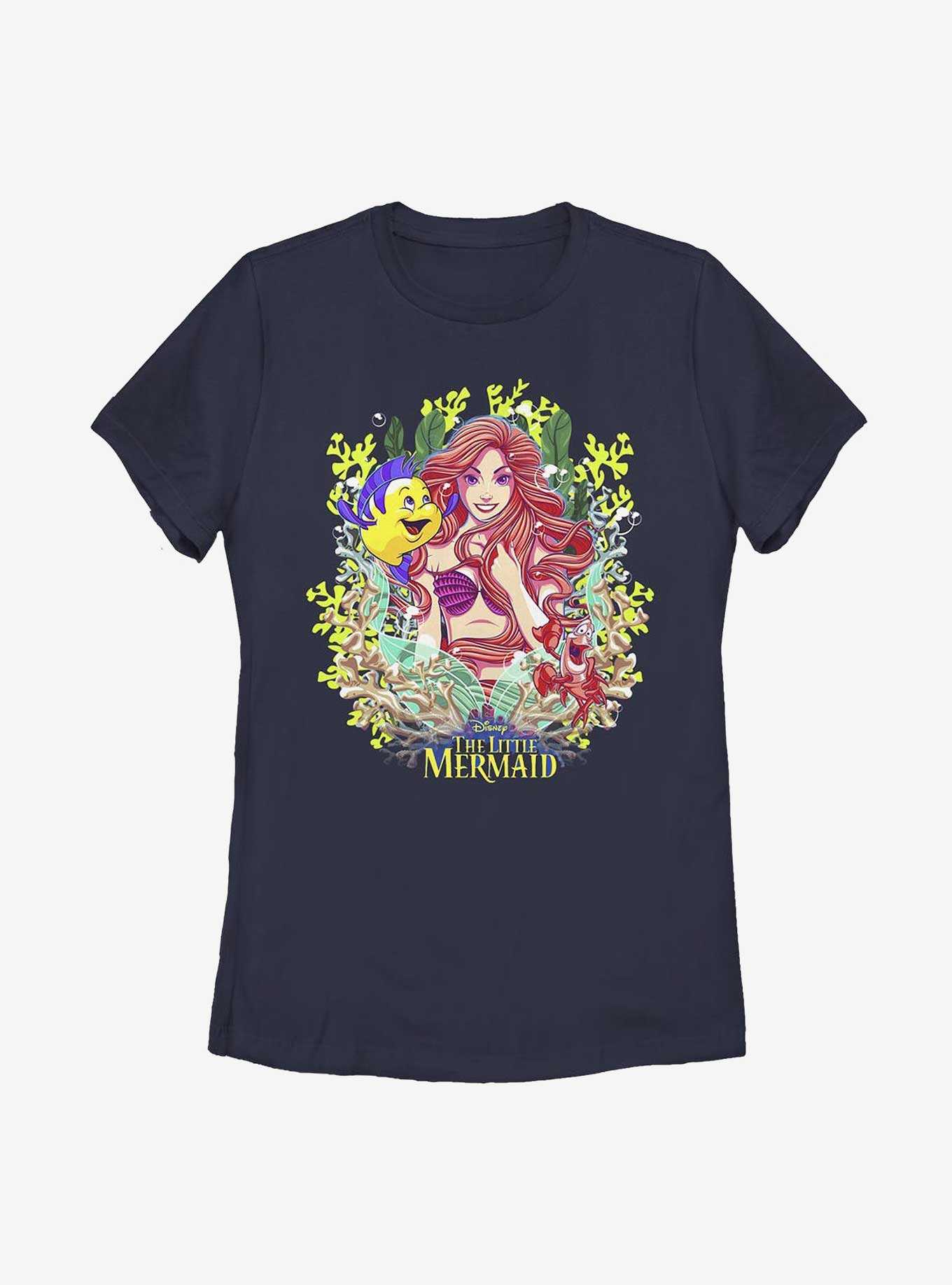 Disney The Little Mermaid Coral Queen Womens T-Shirt, , hi-res