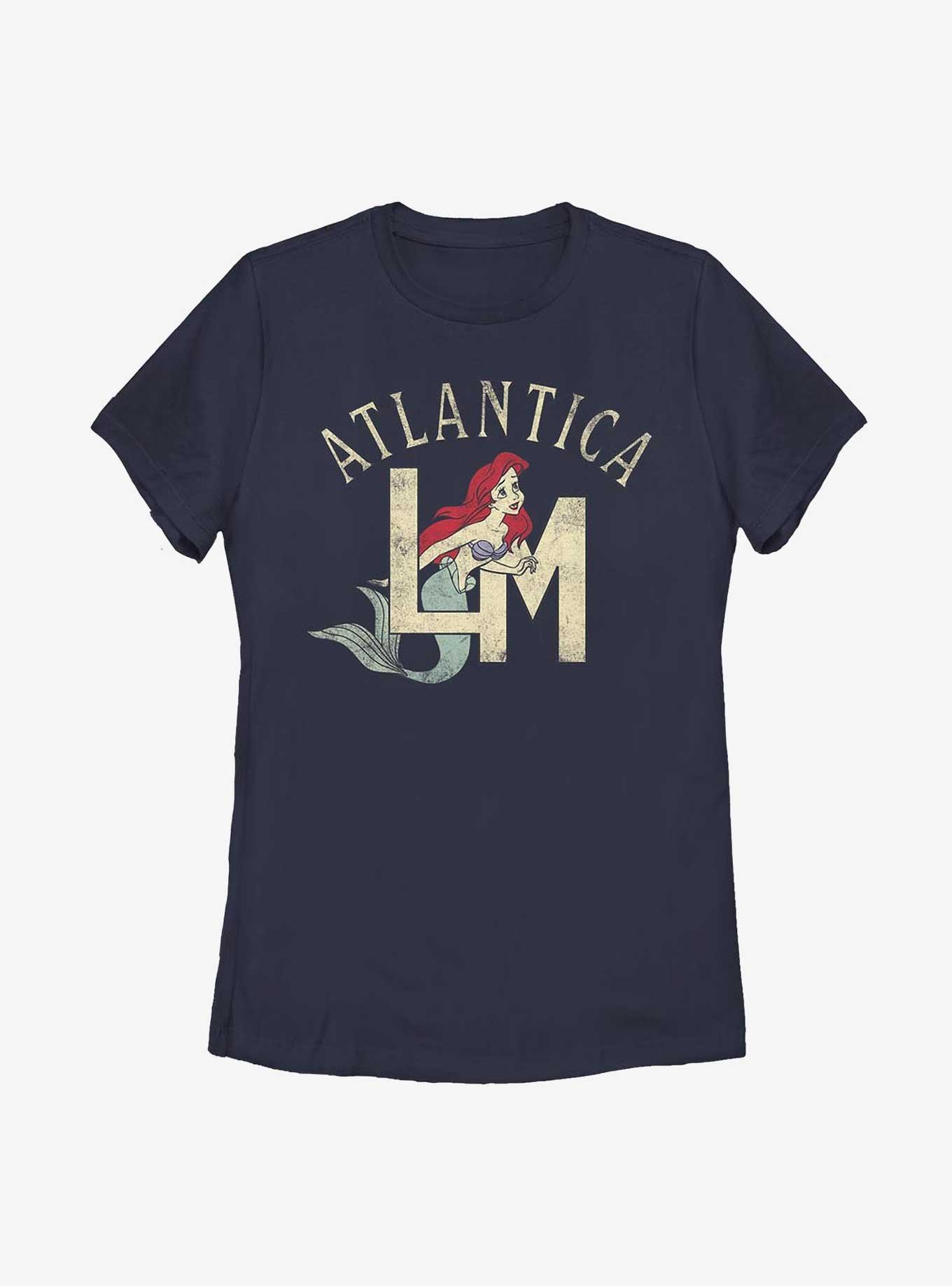 Disney The Little Mermaid Ariel Atlantica Monogram Womens T-Shirt, , hi-res