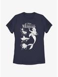 Disney The Little Mermaid Ariel And Friends Womens T-Shirt, NAVY, hi-res