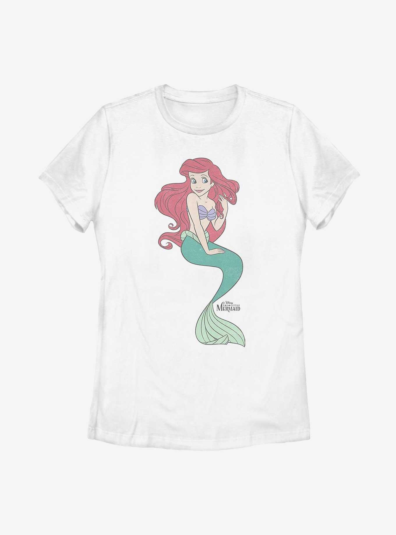 Disney The Little Mermaid Ariel Big Vintage Womens T-Shirt, , hi-res