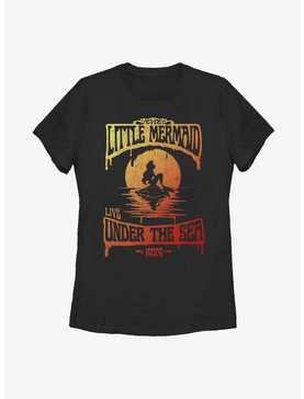 Disney The Little Mermaid Ariel Ombre Sunset Womens T-Shirt, , hi-res