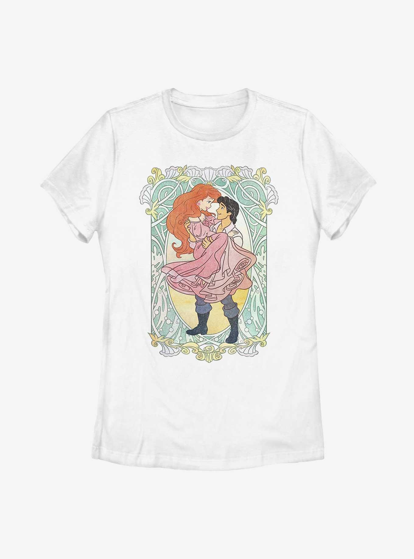 Disney The Little Mermaid Ariel and Eric Ever After Womens T-Shirt, , hi-res