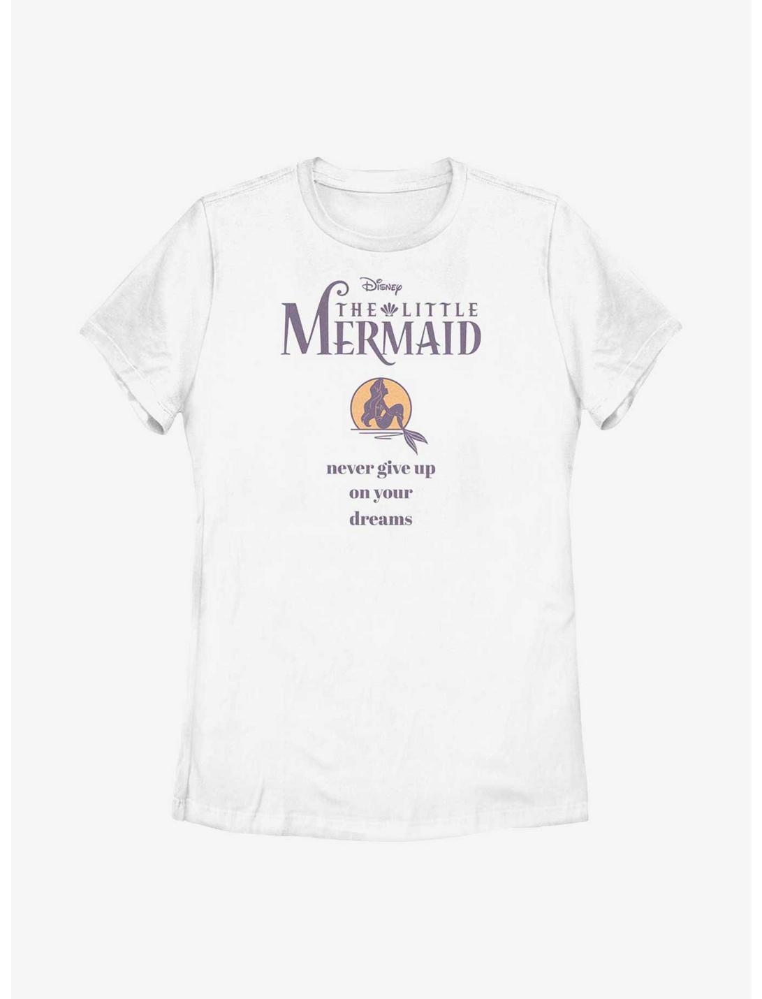Disney The Little Mermaid Ariel Dreams Womens T-Shirt, WHITE, hi-res