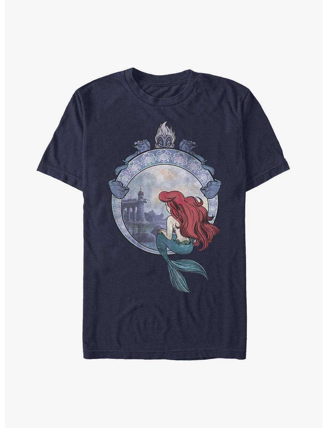 Disney The Little Mermaid Ariel Dreaming Of Your World T-Shirt, NAVY, hi-res