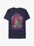 Disney The Little Mermaid Ariel Nouveau Princess T-Shirt, NAVY, hi-res