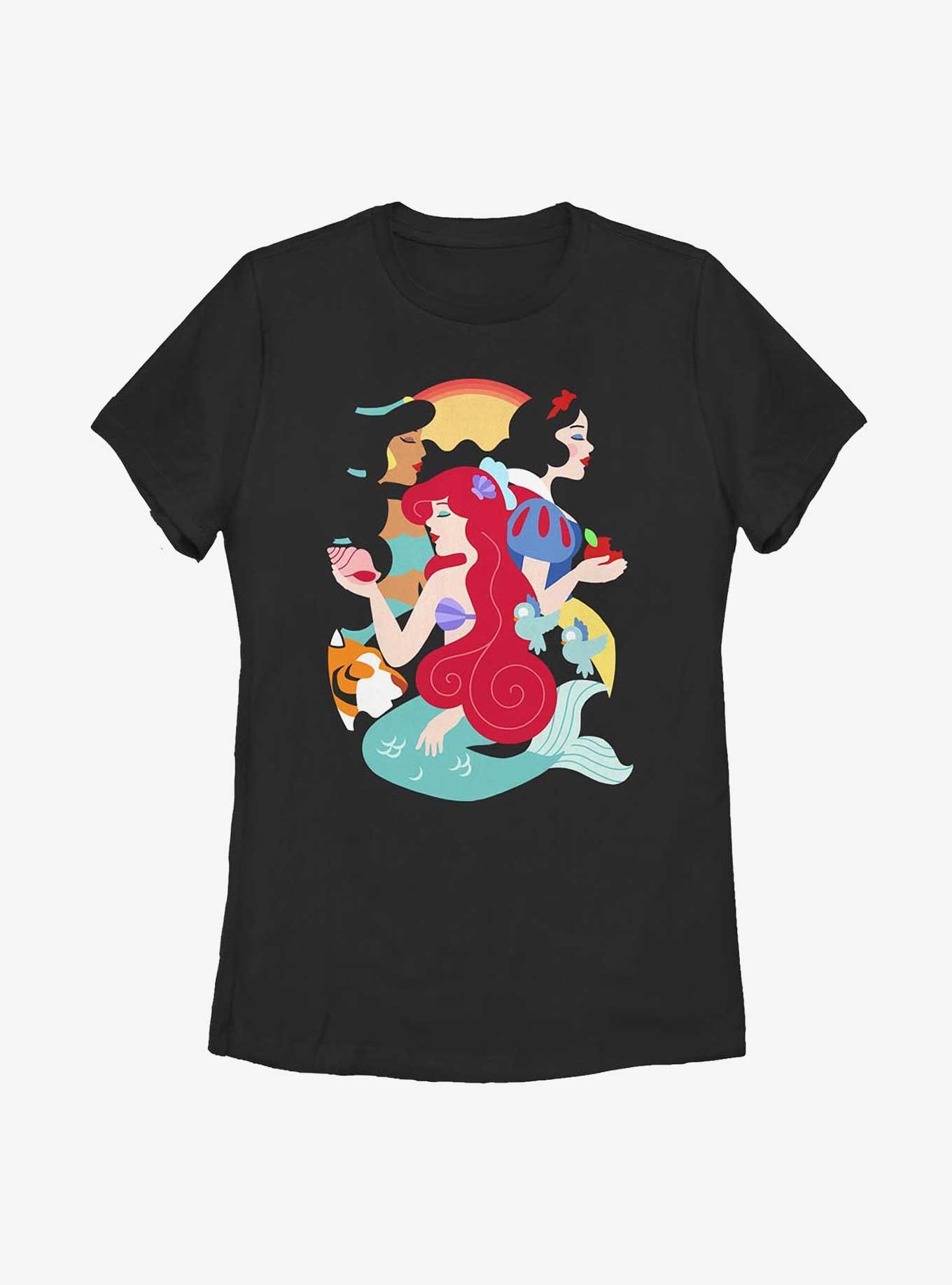 Disney The Little Mermaid Lovely Ladies Womens T-Shirt, BLACK, hi-res