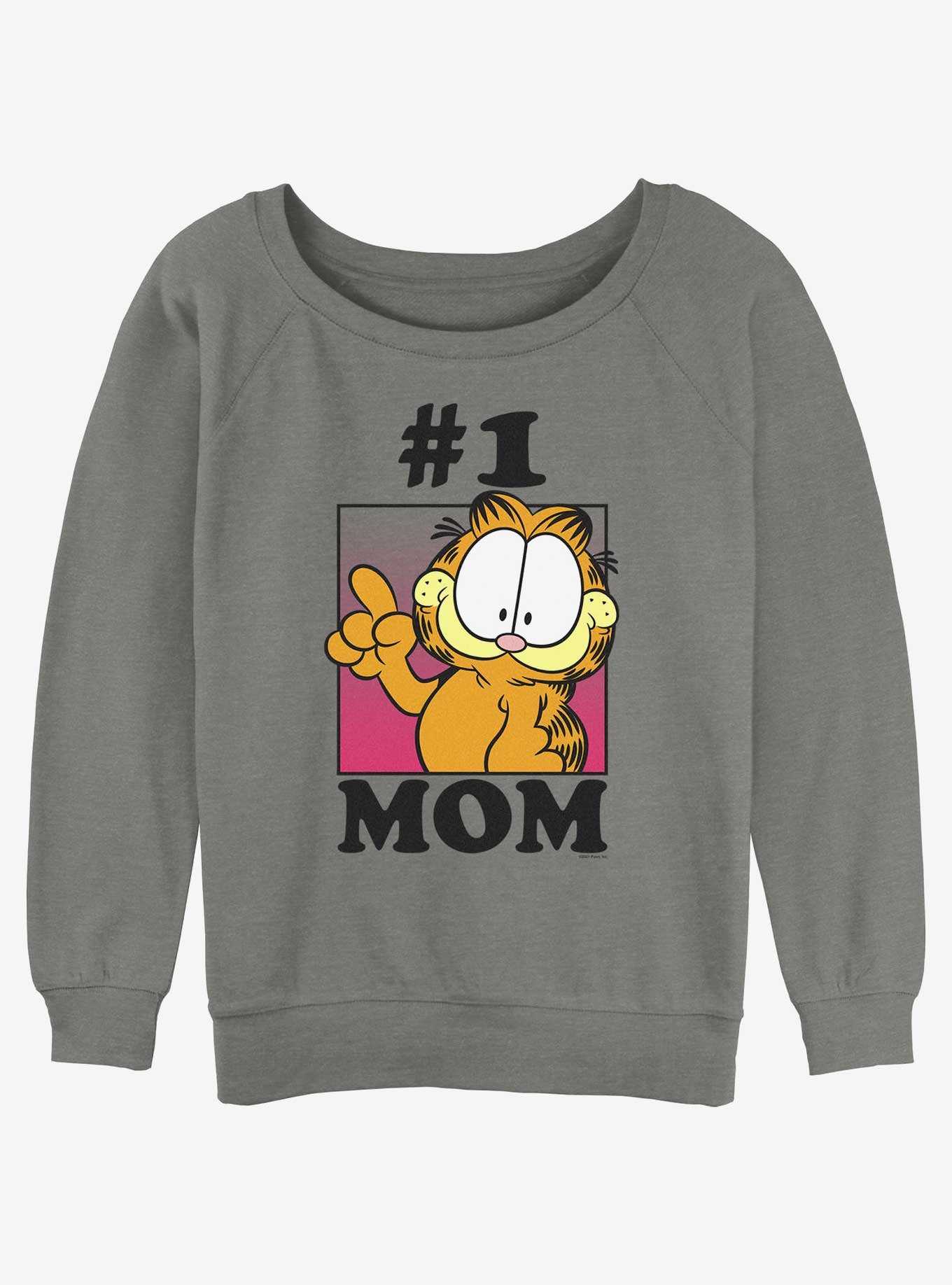 Garfield #1 Mom Girls Slouchy Sweatshirt, , hi-res