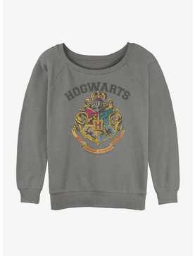 Harry Potter Hogwarts School Crest Girls Slouchy Sweatshirt, , hi-res