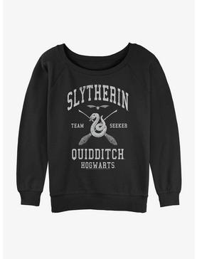 Harry Potter Slytherin Quidditch Seeker Girls Slouchy Sweatshirt, , hi-res