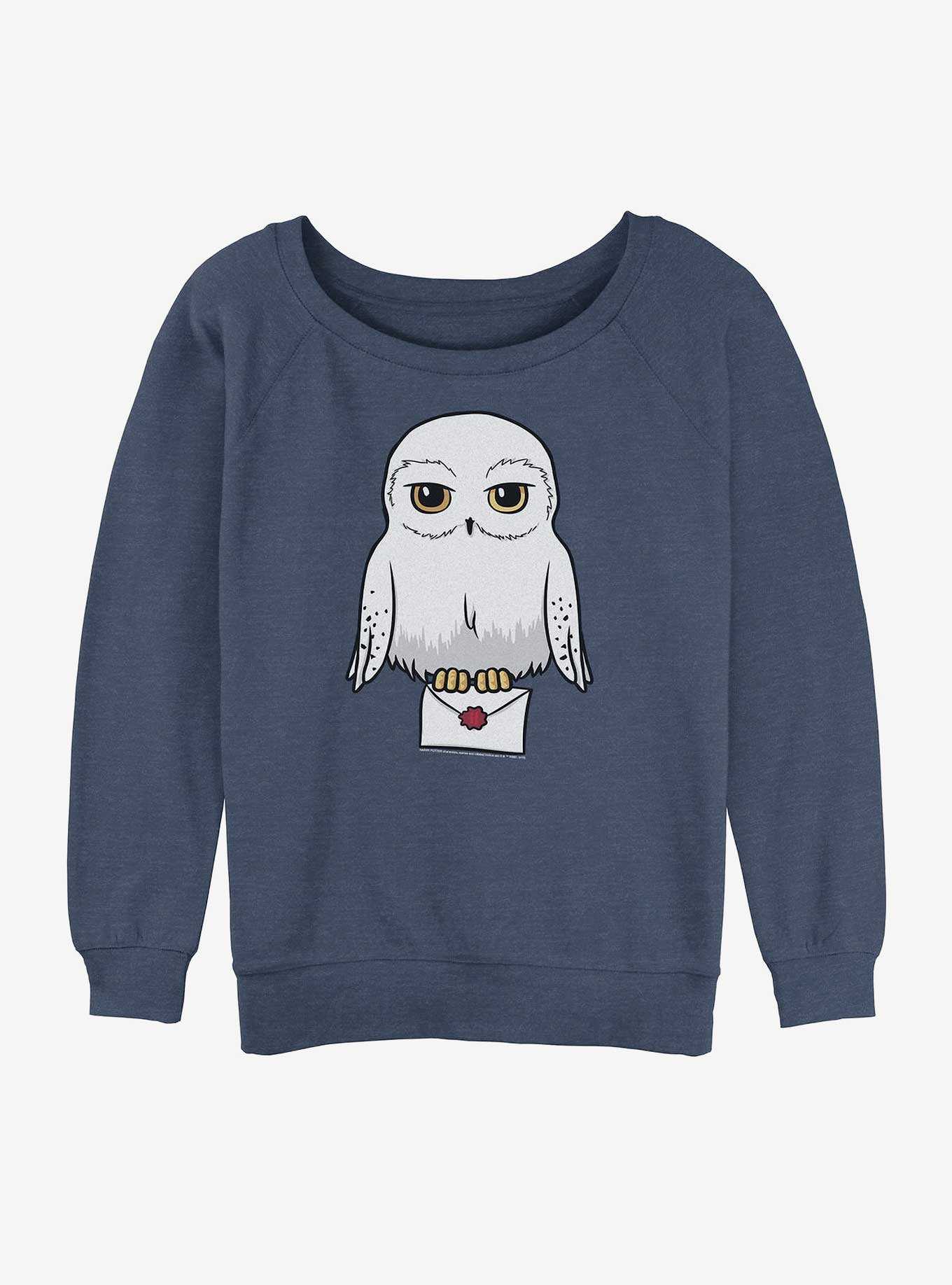 Harry Potter Hedwig Mail Girls Slouchy Sweatshirt, , hi-res