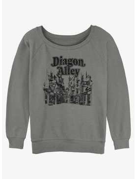 Harry Potter Diagon Alley Girls Slouchy Sweatshirt, , hi-res