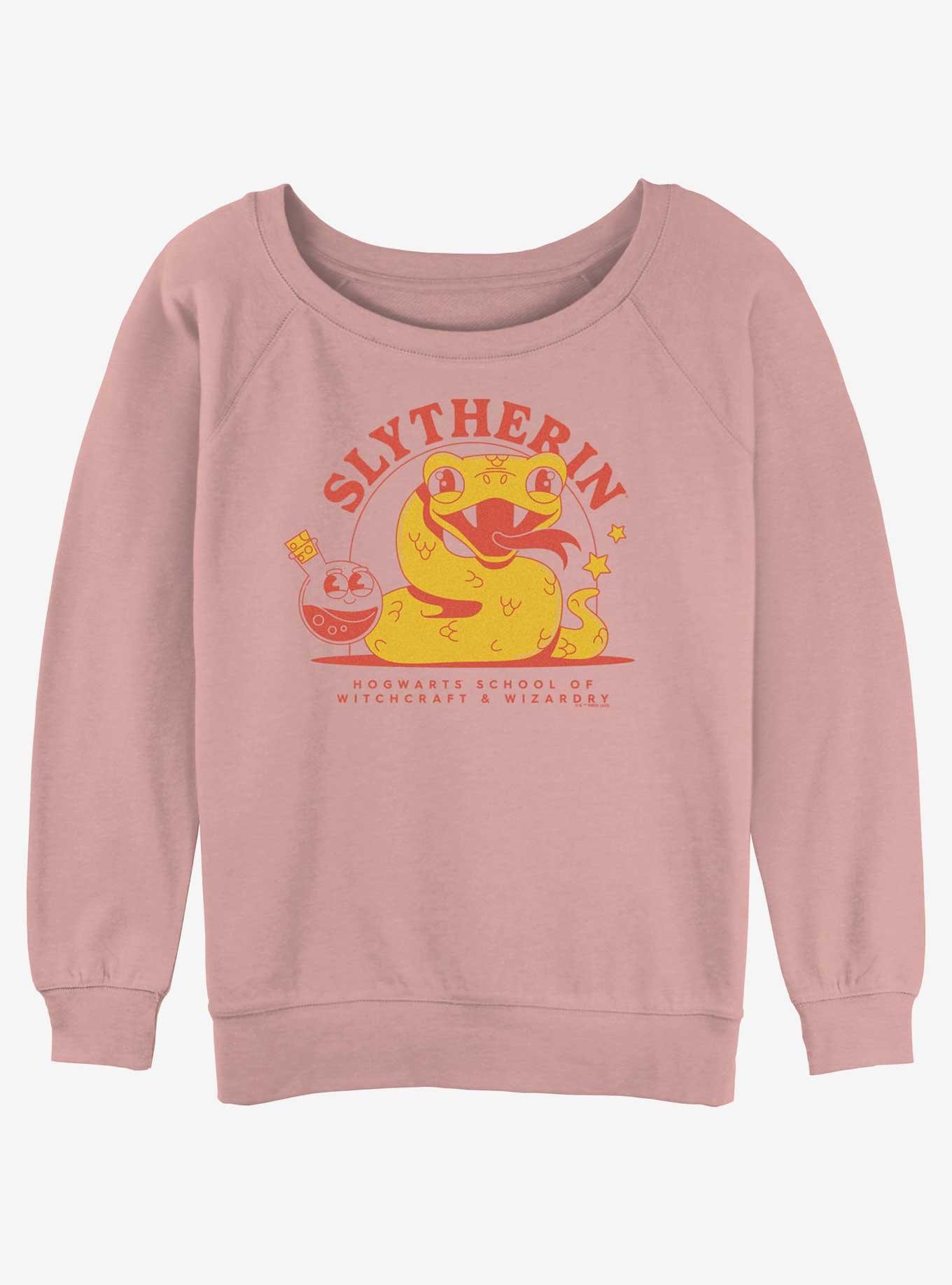 Harry Potter Witchcraft & Wizardry Slytherin Girls Slouchy Sweatshirt