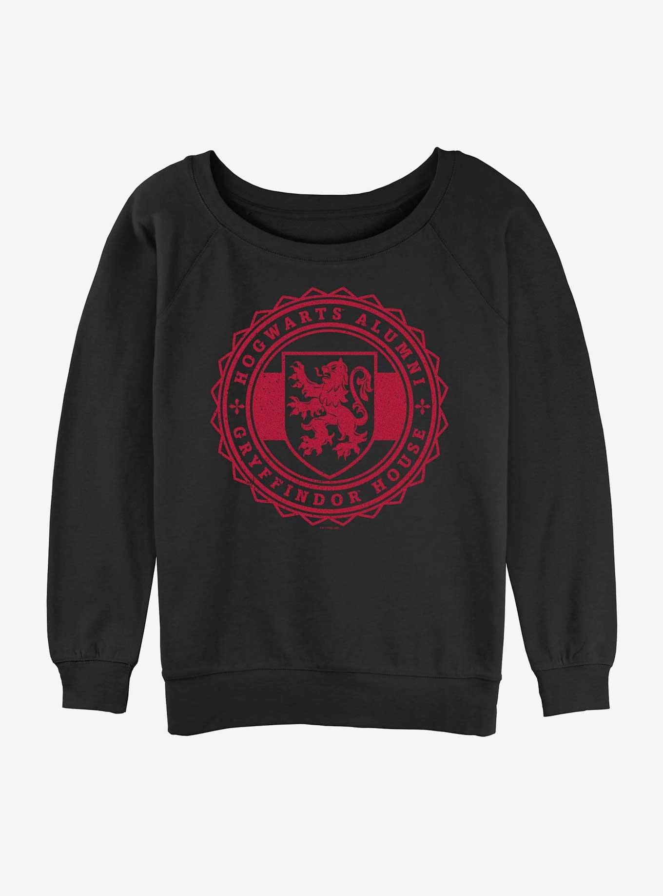 Harry Potter Hogwarts Alumni Gryffindor Girls Slouchy Sweatshirt