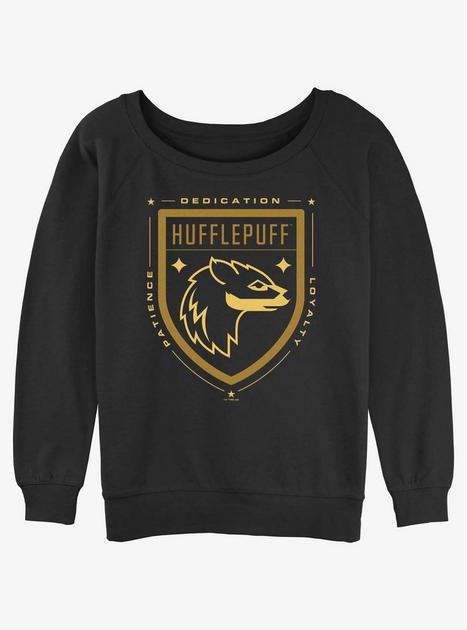 *Size L* Harry Potter Hufflepuff Crest Holiday Sweater - Brand outlets New! LAST ONE