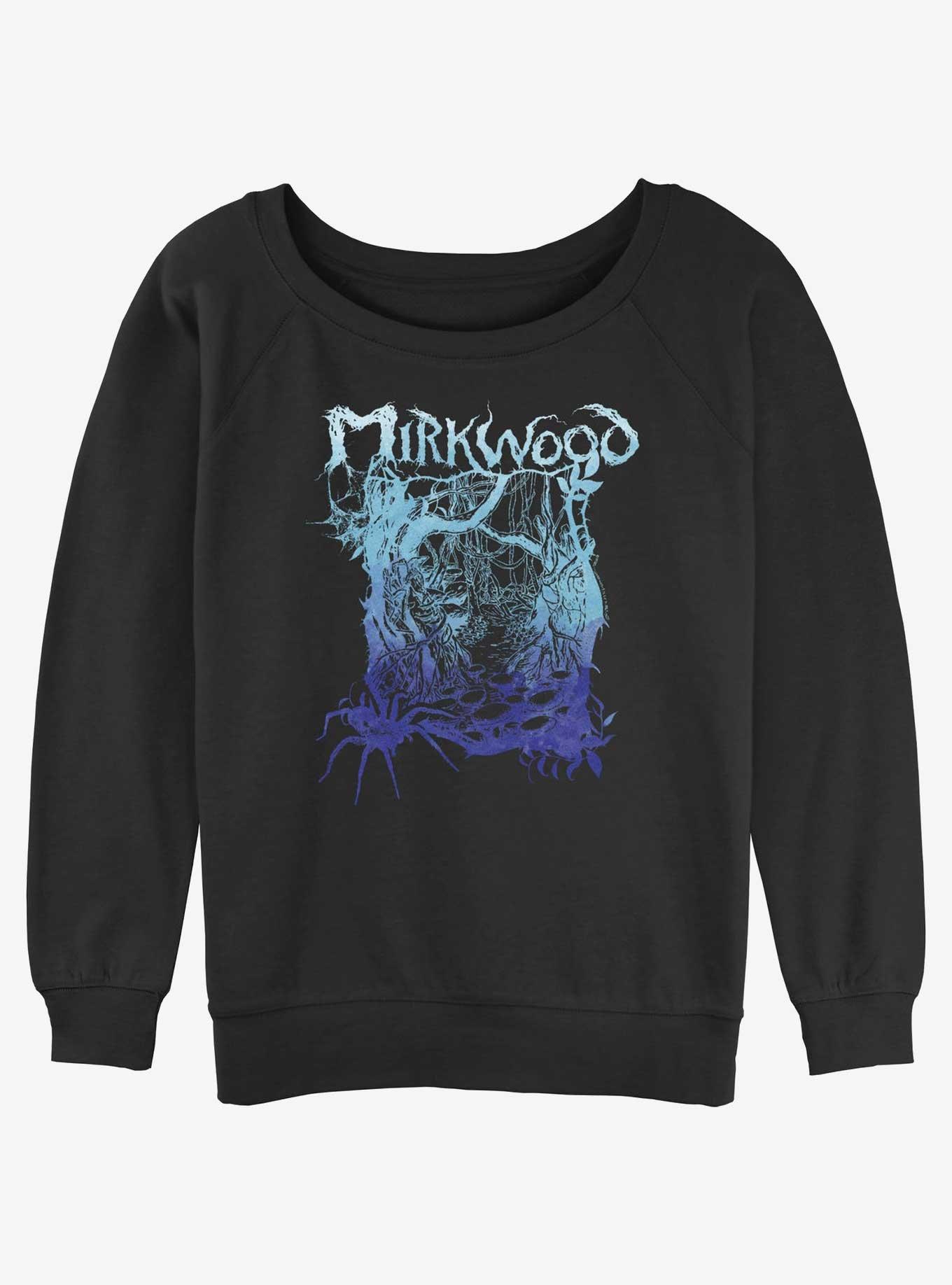 The Hobbit Mirkwood Girls Slouchy Sweatshirt, BLACK, hi-res