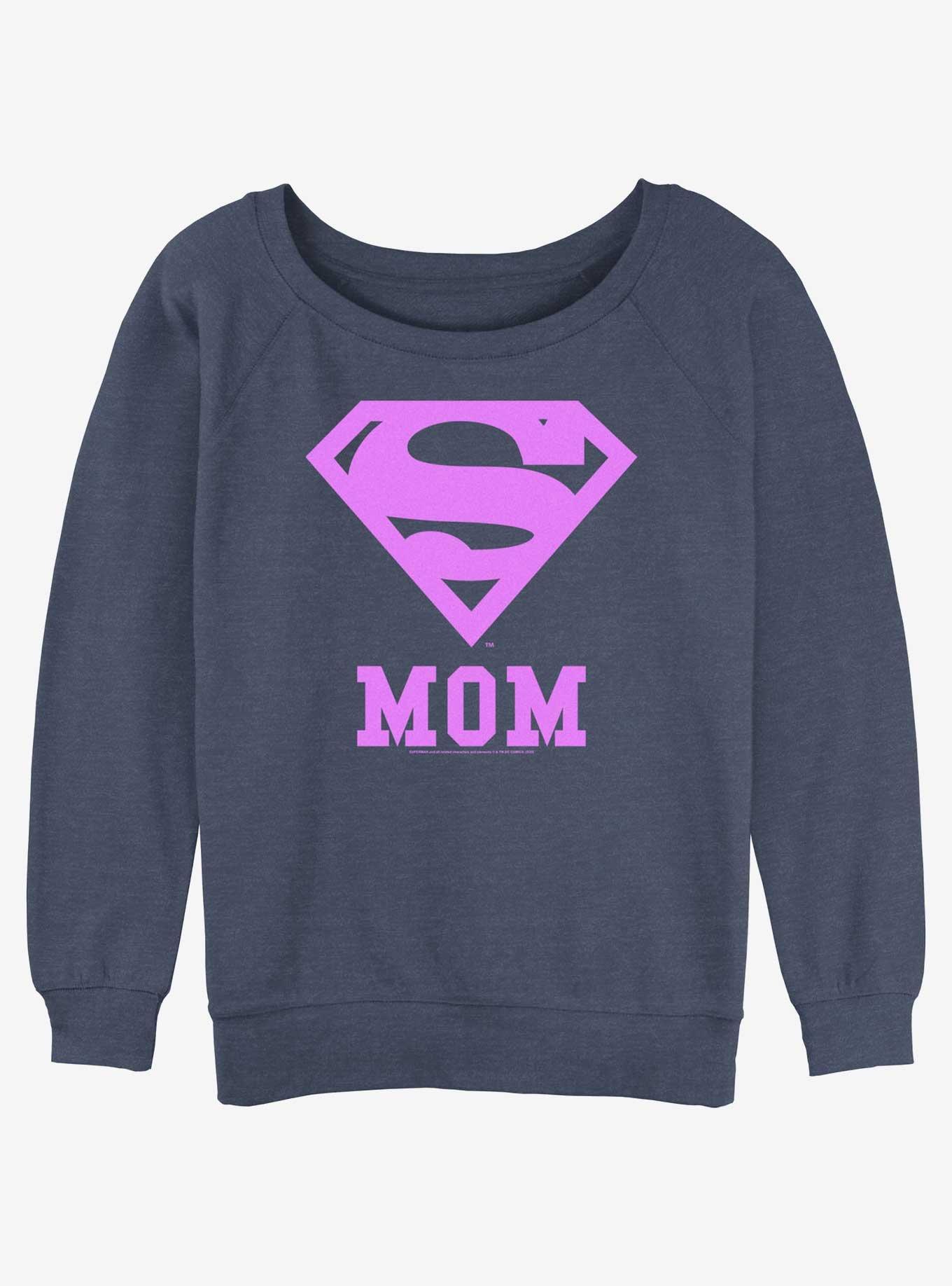 DC Comics Superman Super Mom Girls Slouchy Sweatshirt, , hi-res