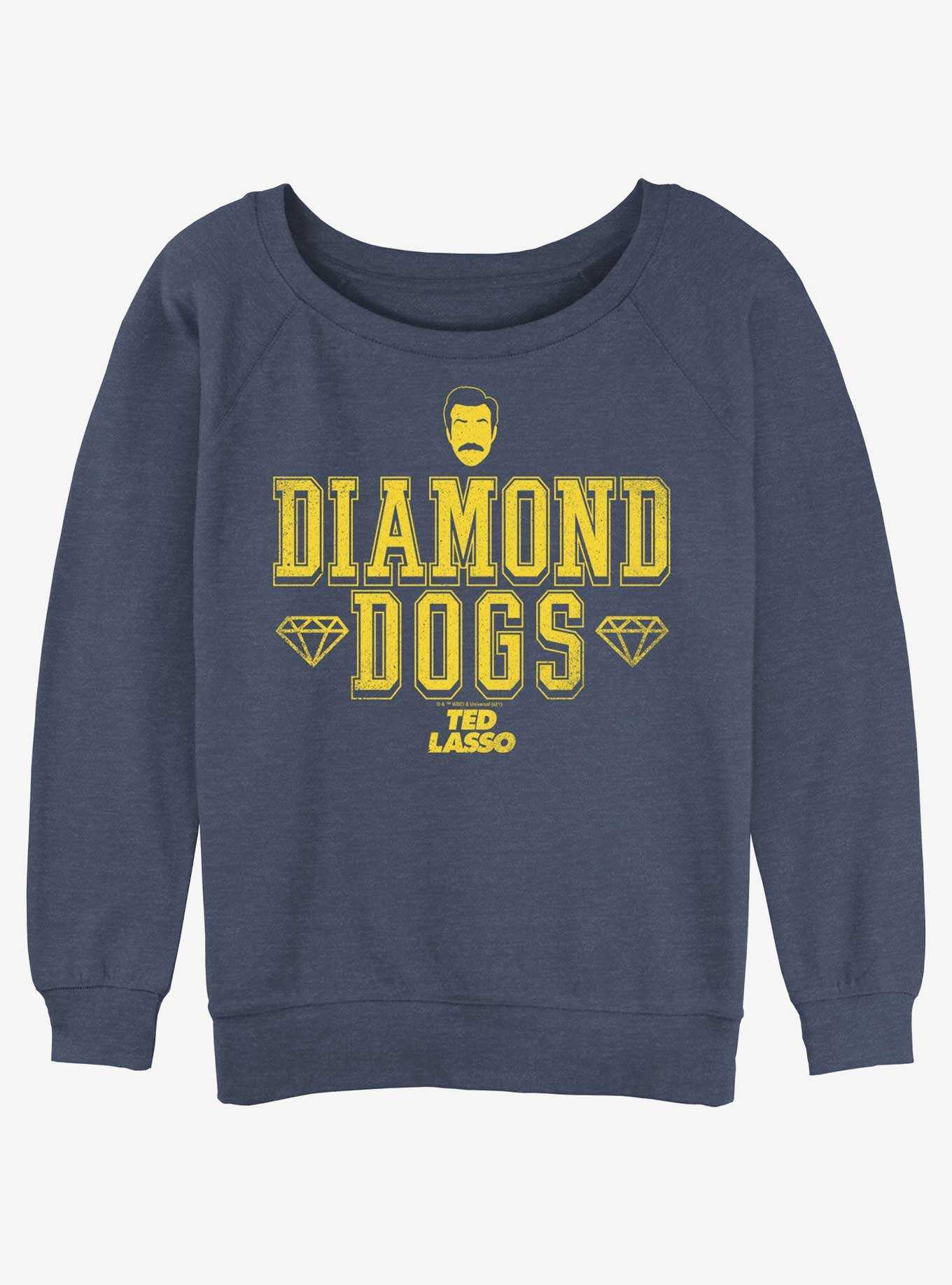 Ted Lasso Diamond Dogs Girls Slouchy Sweatshirt, , hi-res