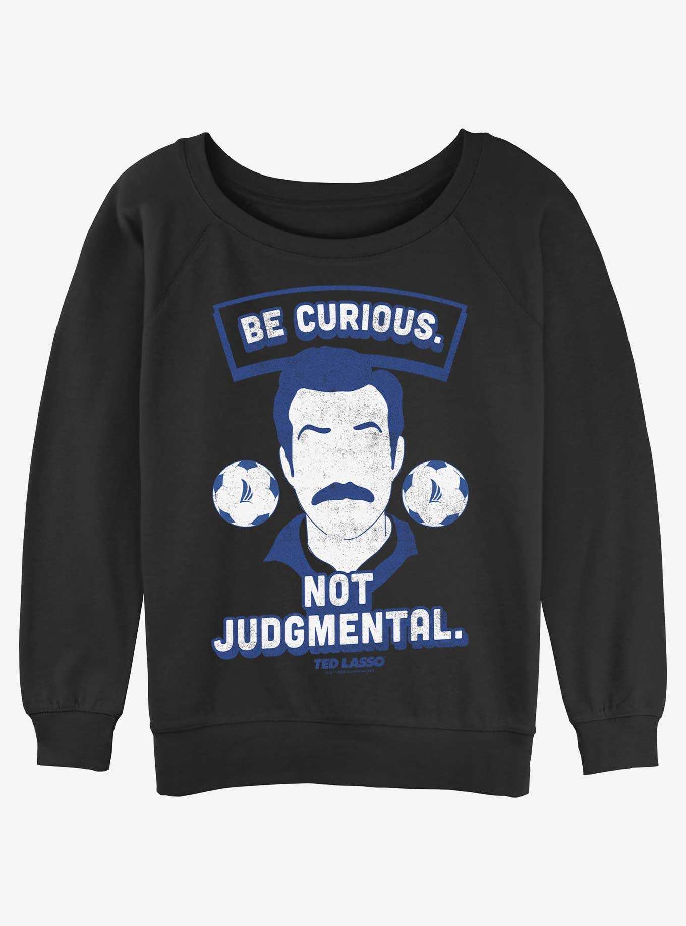 Ted Lasso Be Curious Girls Slouchy Sweatshirt, , hi-res