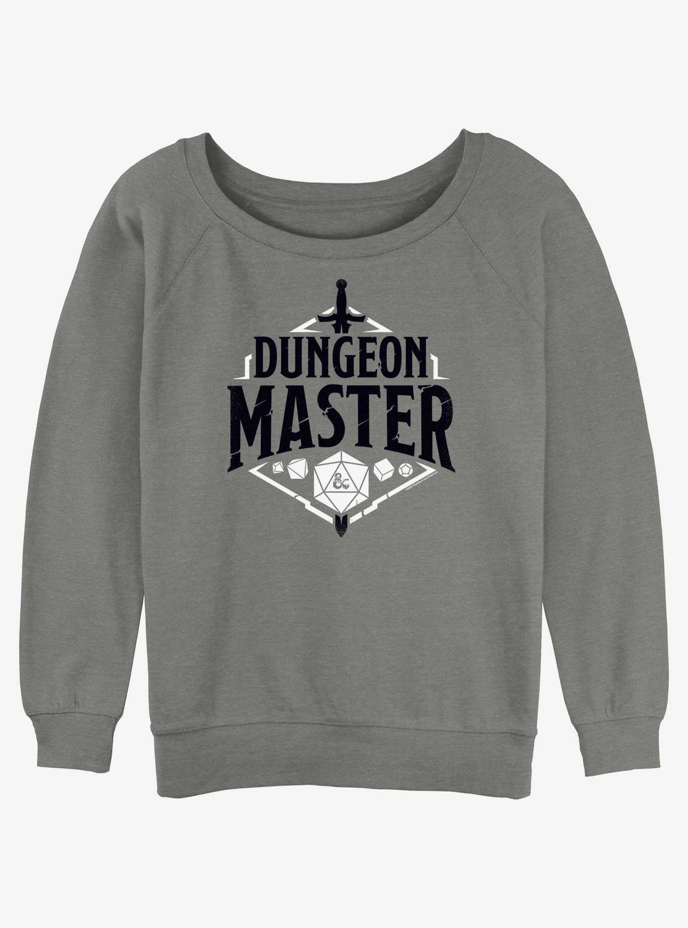 Dungeons & Dragons Dungeon Master Emblem Girls Slouchy Sweatshirt, , hi-res